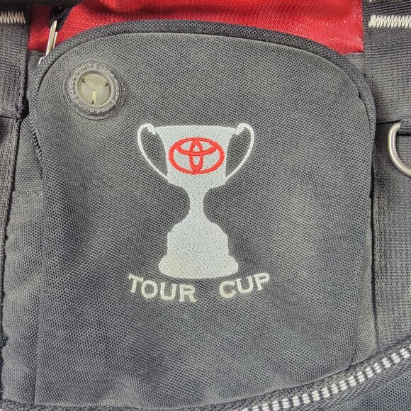 OGIO Half Dome Toyota Tour Cup Duffel Bag Black Red Travel Storage Large - Picture 3 of 8